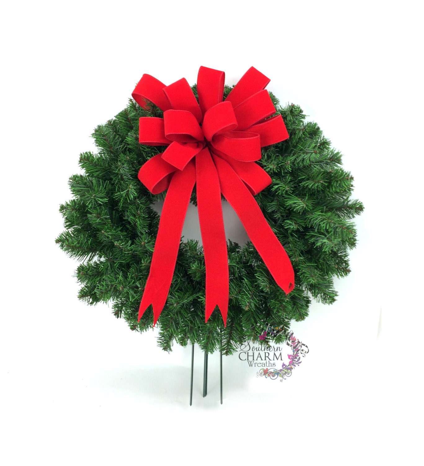 Christmas Cemetery Wreath