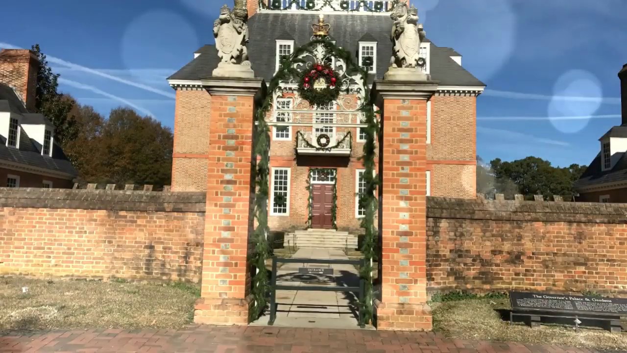 Christmas Time In Colonial Williamsburg Virginia Youtube