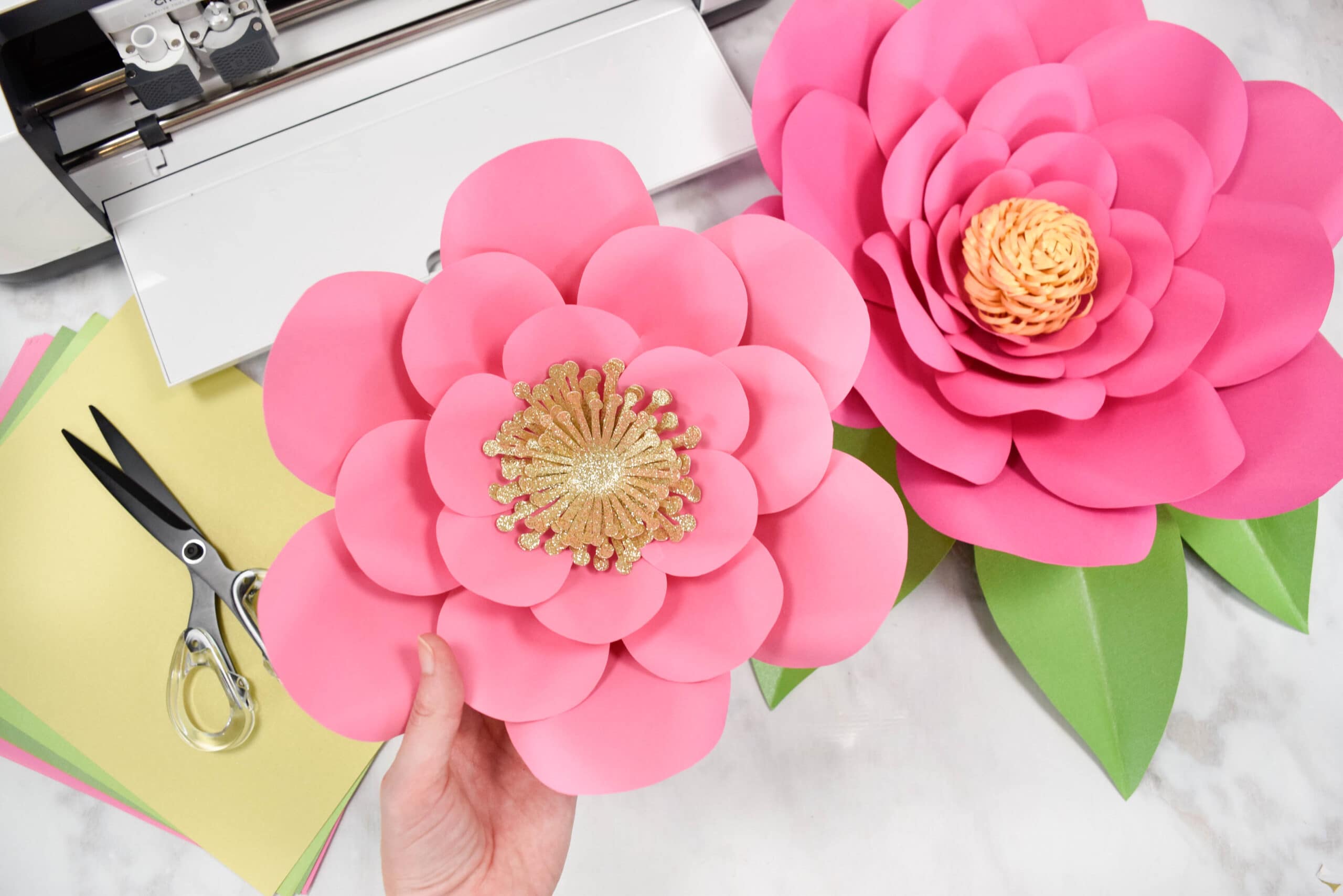 Colorful Diy Paper Flower On Above Window Giant Paper Flowers Diy