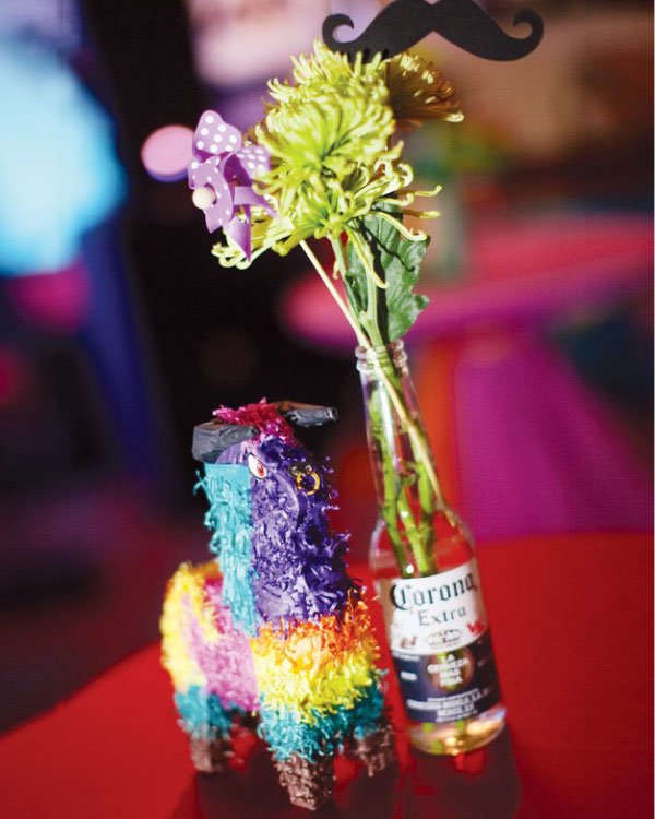 Colorful Modern Fiesta Engagement Party Hostess With The Mostess