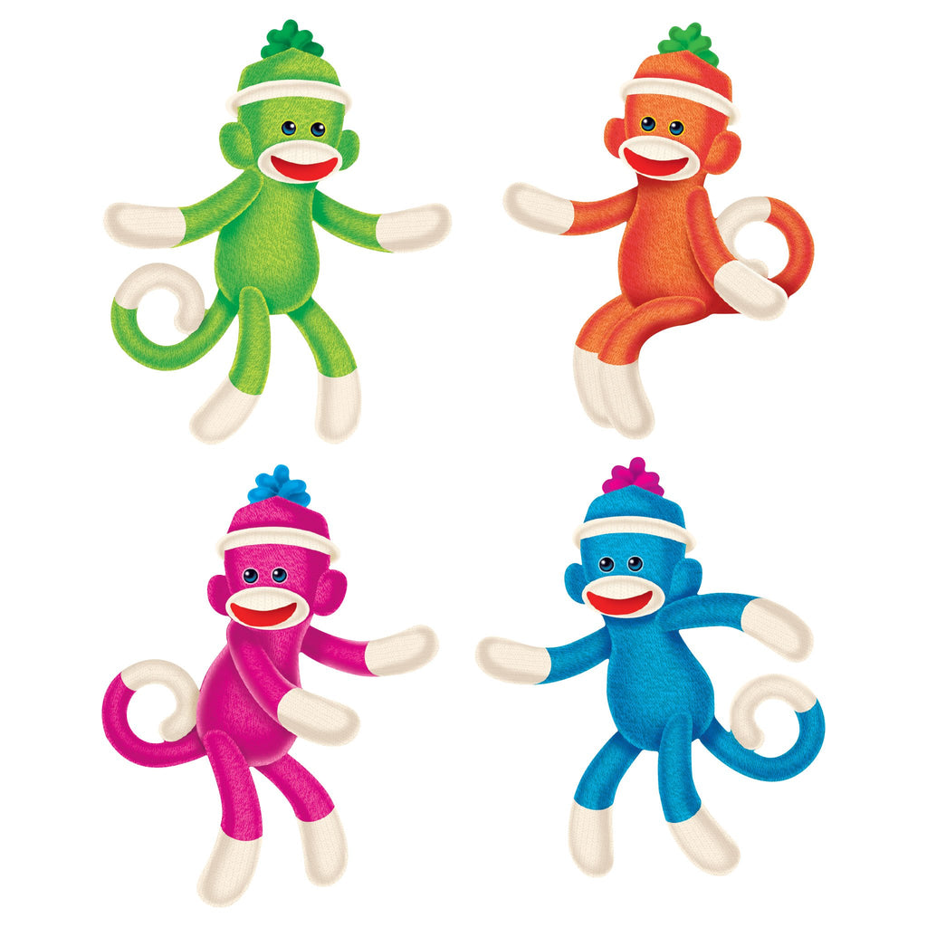 Colorful Sock Monkey Theme Decorations For Classroom Trend Enterprises Inc