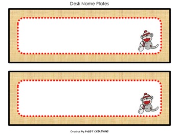 Colorful Sock Monkey Theme Decorations For Classroom Trend