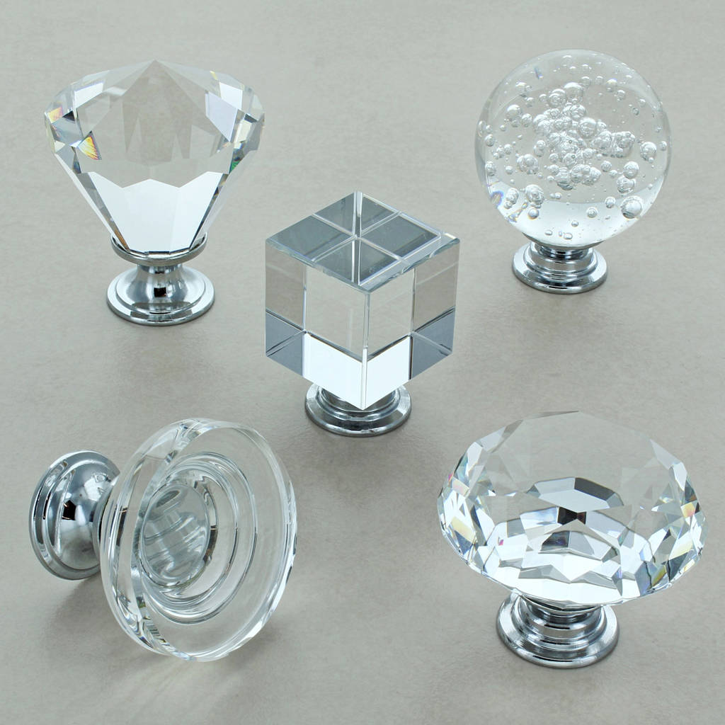 Crystal Cabinet Knobs Glass Kitchen Cupboard Knobs By G Decor