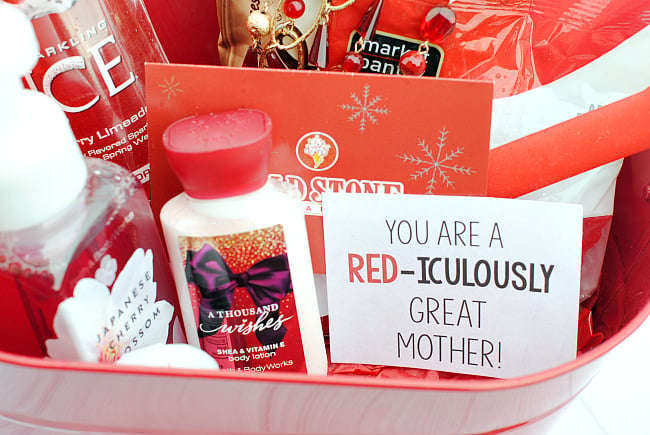 Cute Valentine S Day Gift Idea Red Iculous Basket