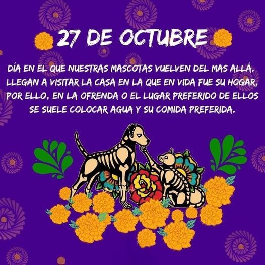 D A De Muertos Qui Nes Vienen El 30 De Octubre