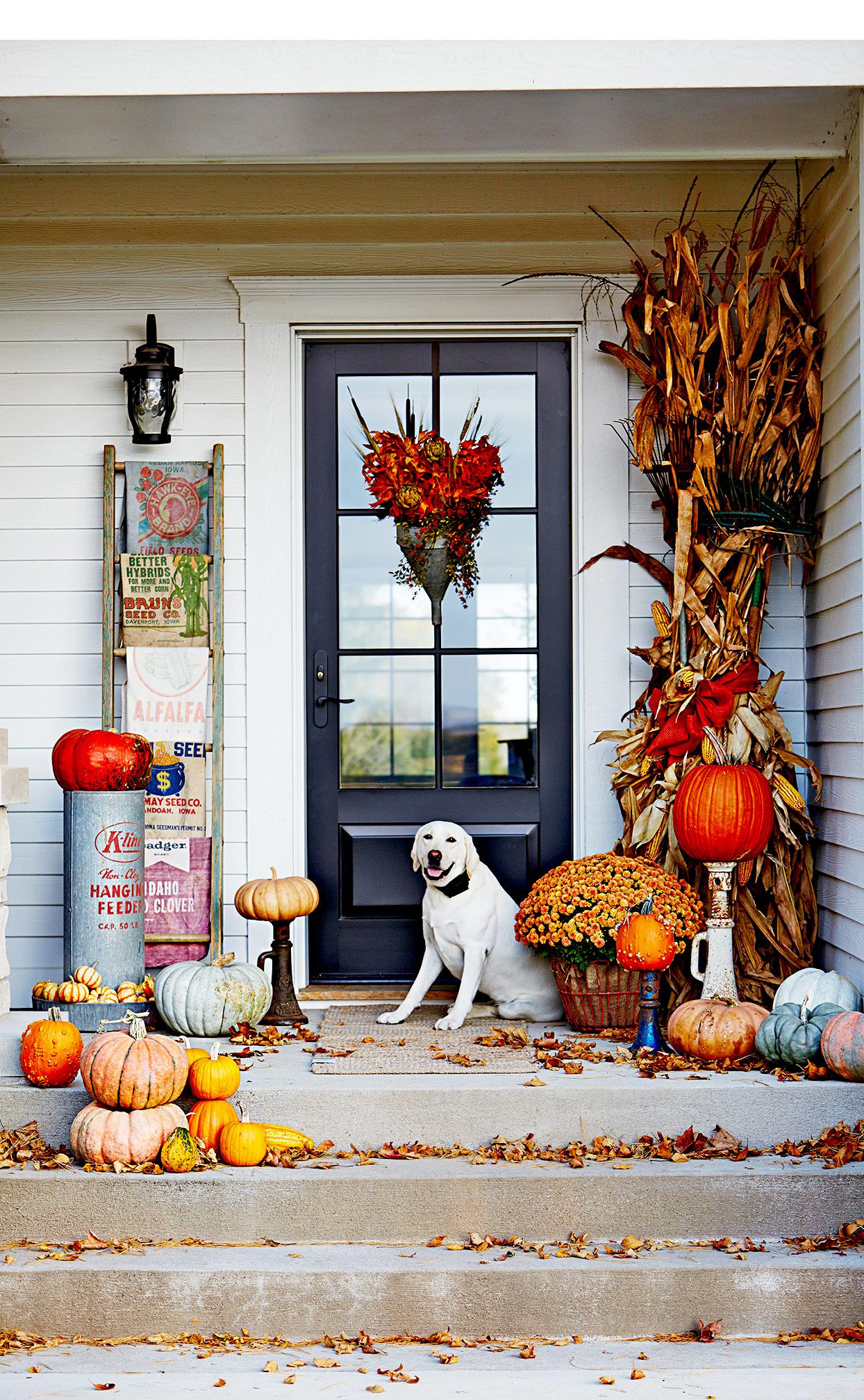 Decorate Your Prettiest Fall Front Door Ever Fall Front Door Decor