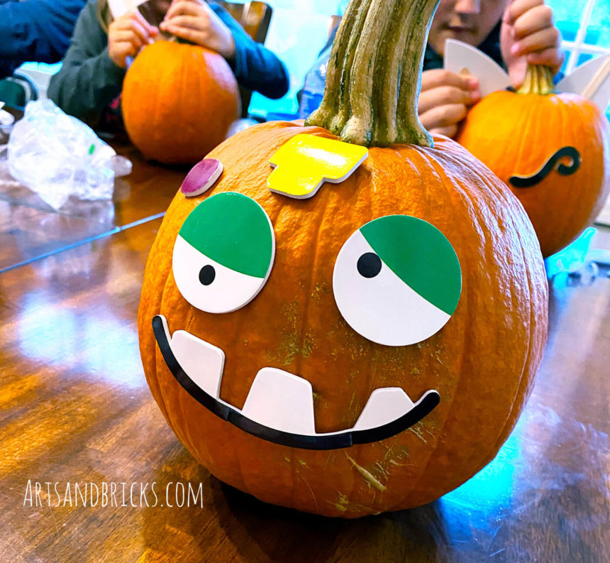 Decorating Pumpkin Ideas With Kids Arts And Bricks