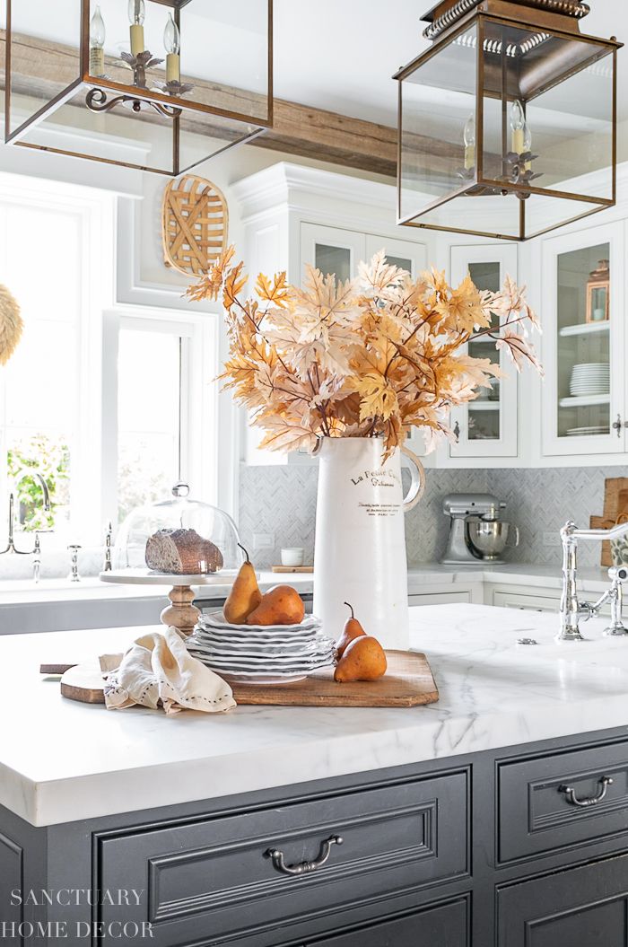 Decorating With Branches Fall Kitchen Decor Decor Branch Decor