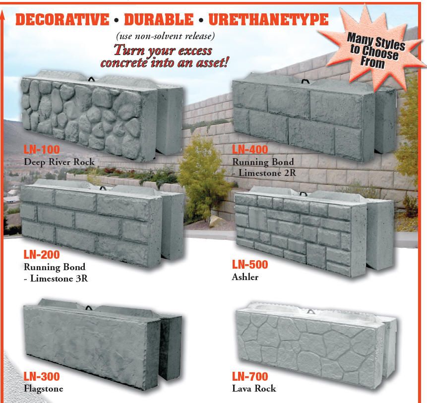 Decorative Concrete Block Wall Construction Concrete Retaining Walls