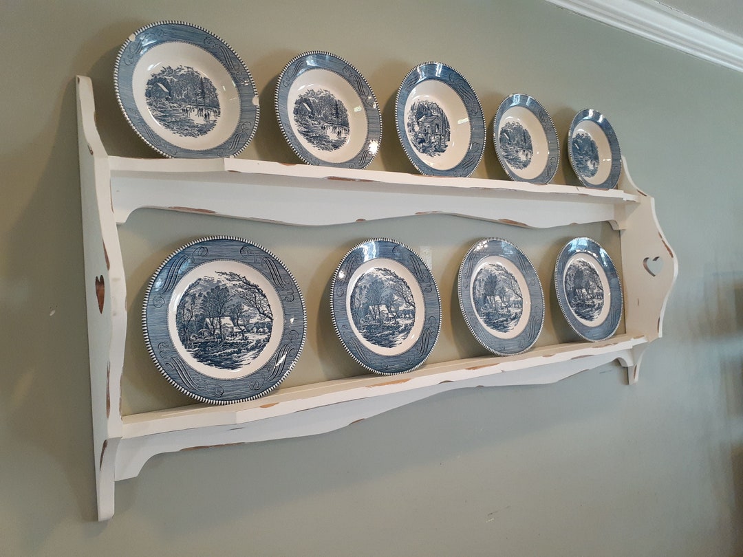 Decorative Plate Rack Etsy