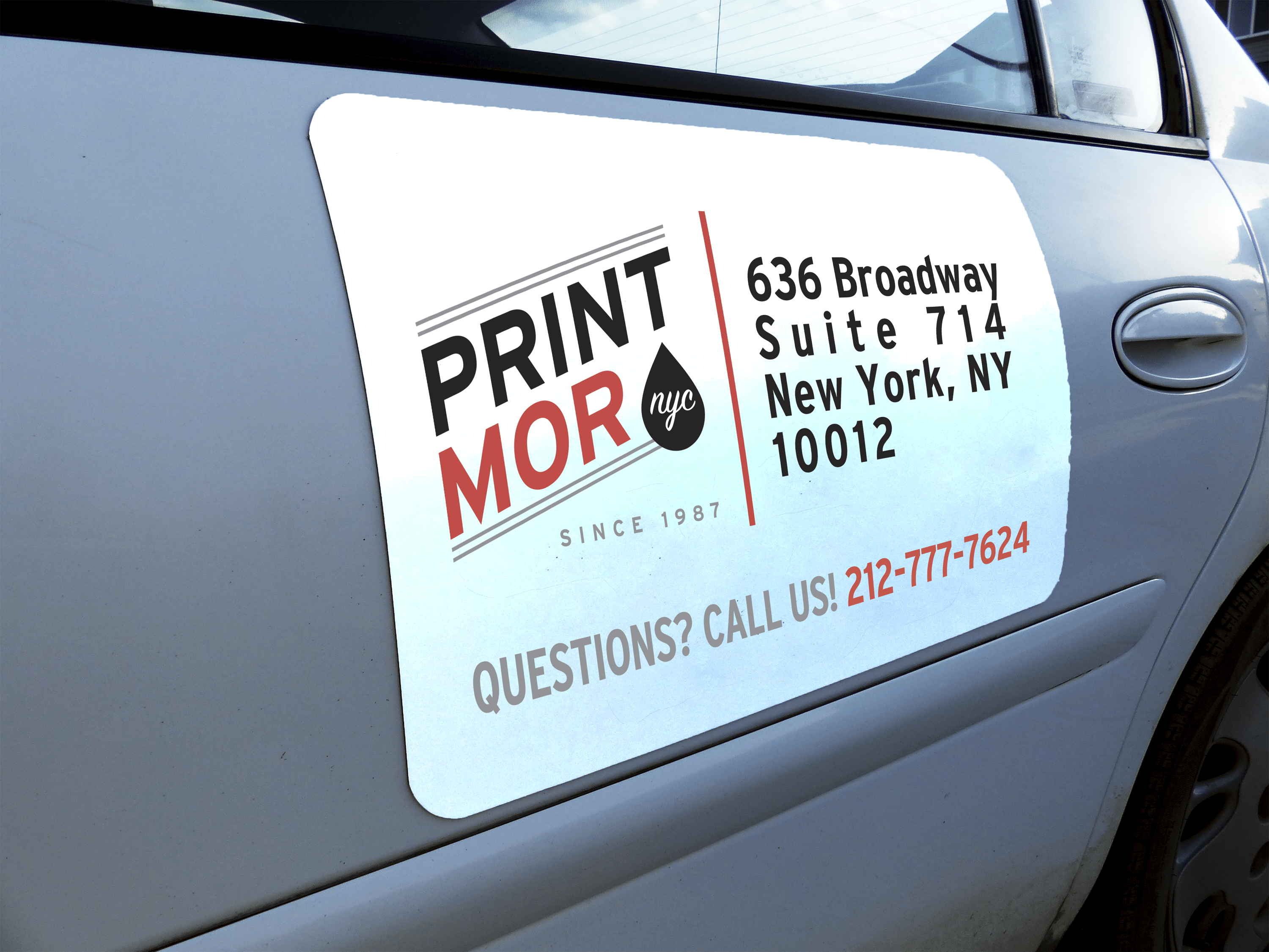 Design Print Personalized Business Car Magnets Online