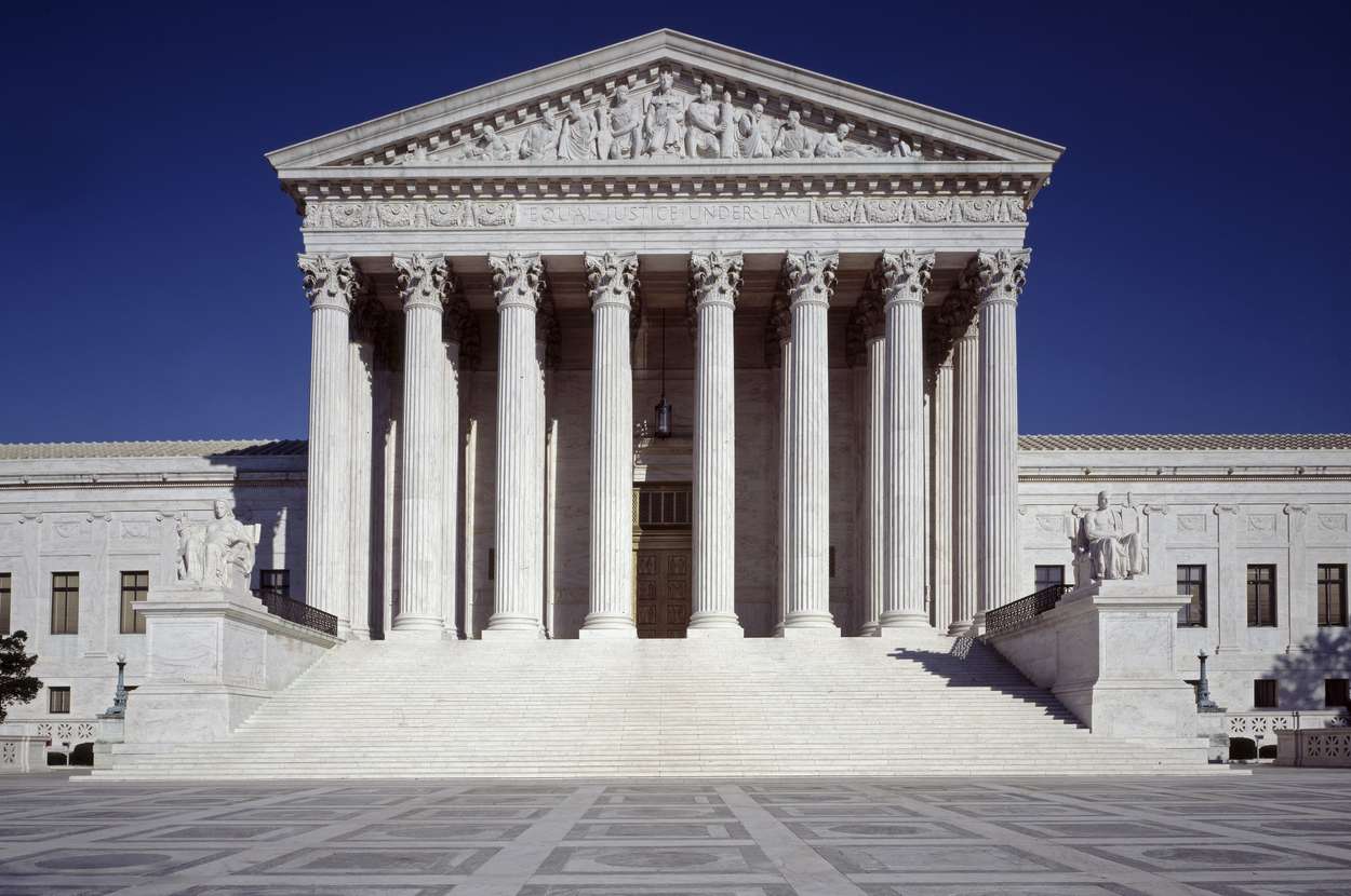 Details Columns Entrance Supreme Court Building Stock Photo 1663888315