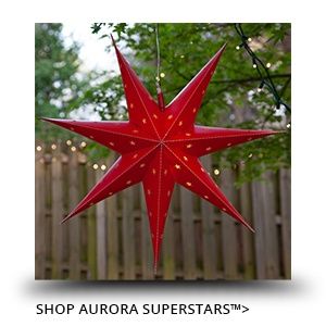 Displays That Shimmer Decorating With Star Lights