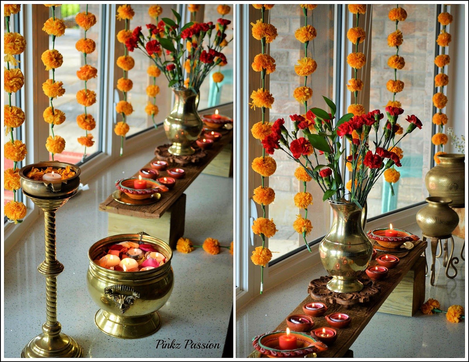 Diwali Party Entwined With South Indian Theme Diwali Decorations At