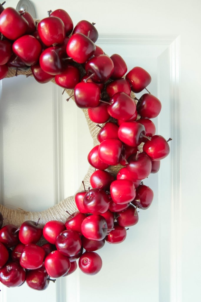 Diy Apple Wreath Tutorial For Fall Momadvice