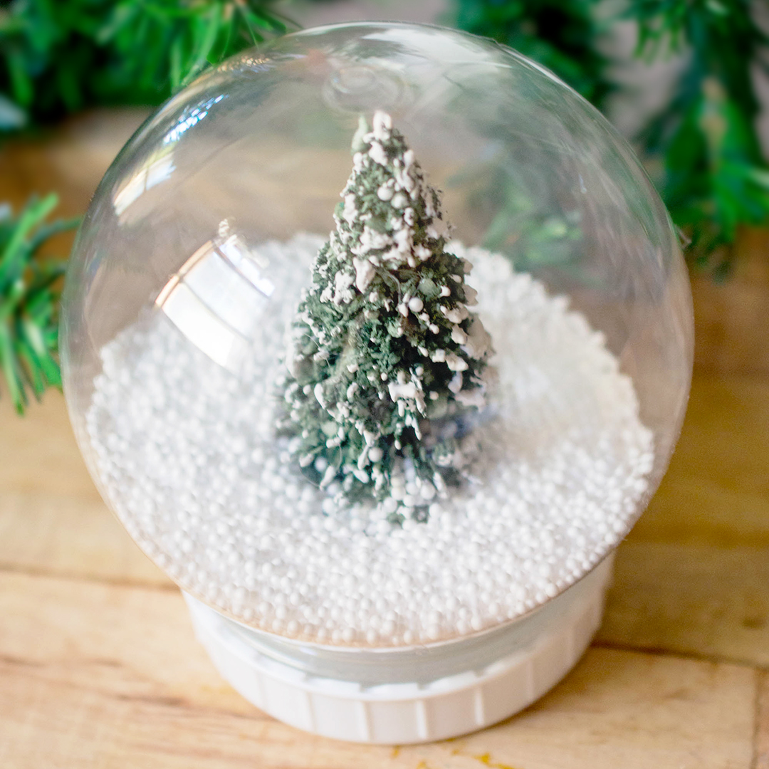 Diy Christmas Tree Snow Globe Extreme Couponing Mom