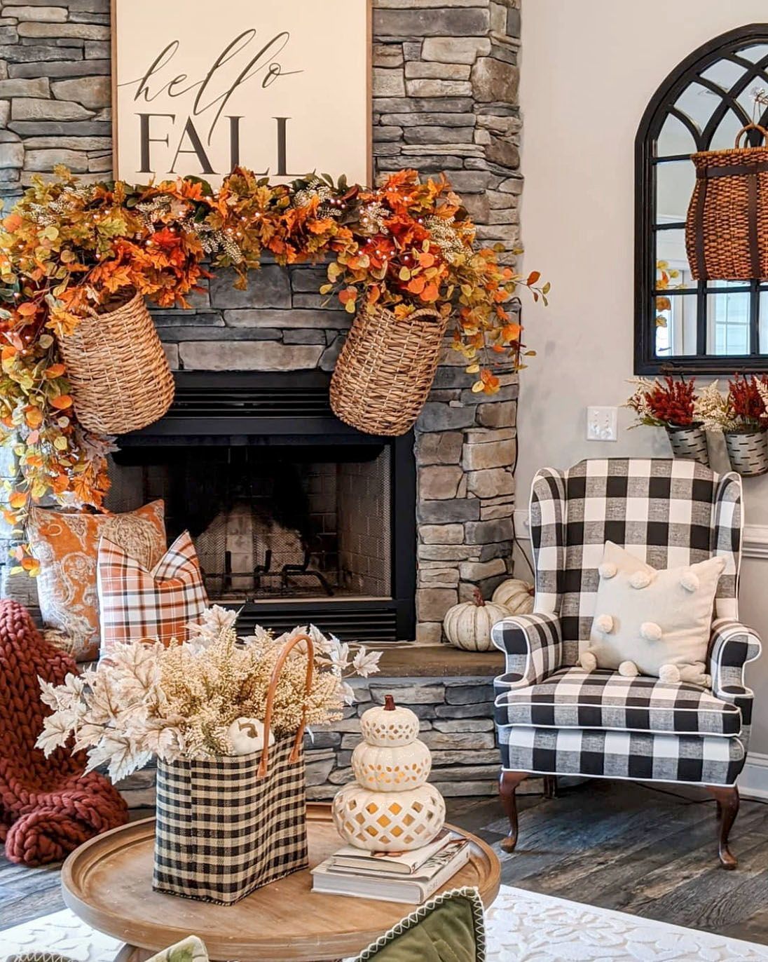 Diy Fall Home Fall Decor Ideas With Vintage Home Designs Farmhouse Living Youtube