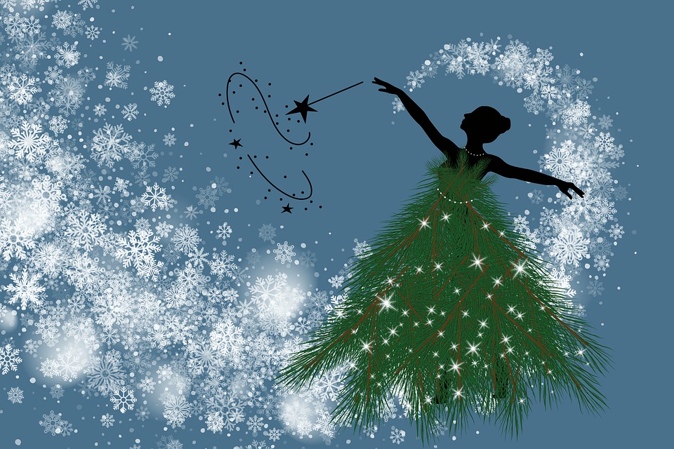 Download Christmas Ballet Dancer Christmas Tree Royalty Free Stock Illustration Image Pixabay