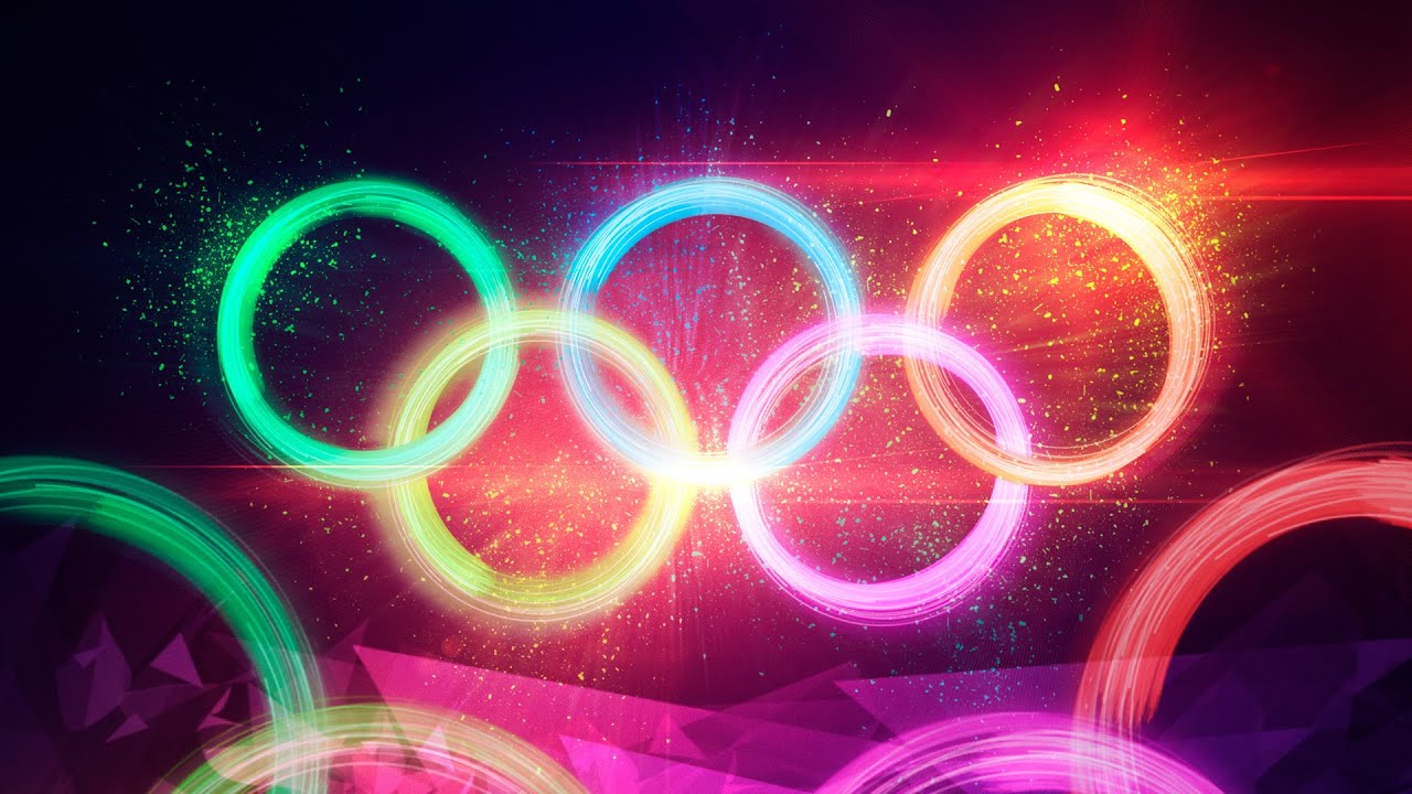 Dramatic Particle Explosion Olympic Rings Artwork Photoshop Cc