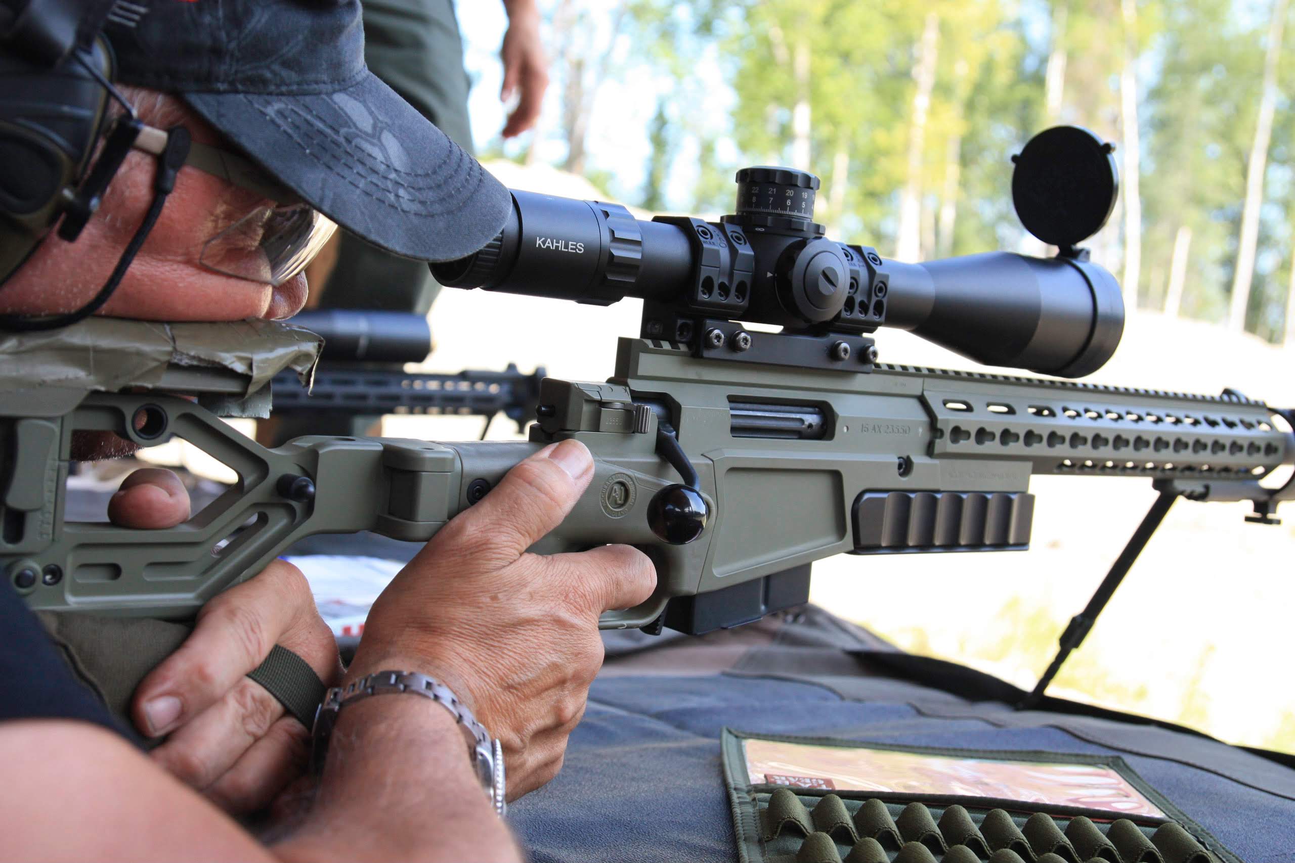 During Firing Exercises Snipers Frequently Check Target Location And