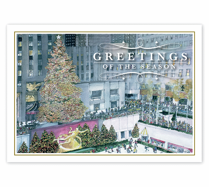 Festive In New York Christmas Cards Deluxe Deluxe Com