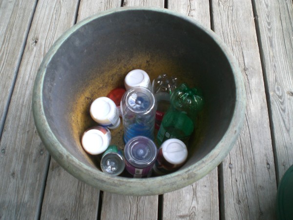 Fill Planters With Plastic Bottles Thriftyfun