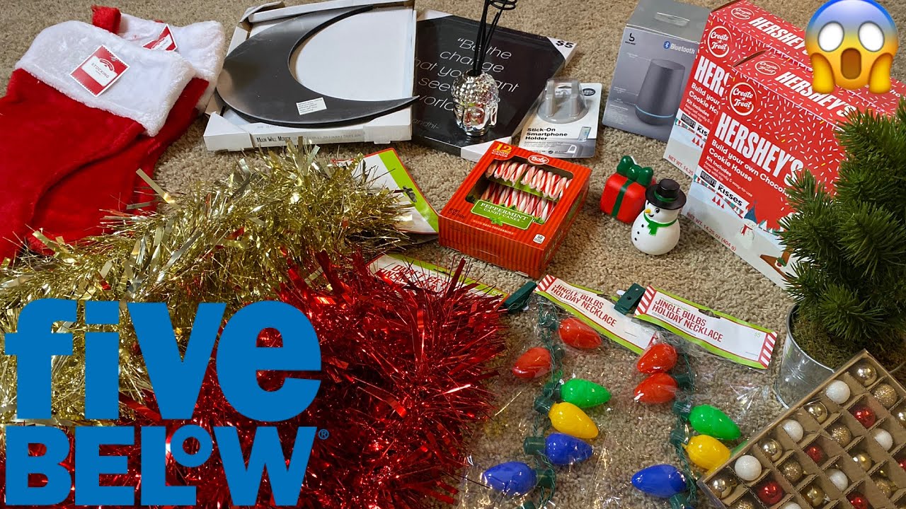 Five Below Christmas Decor Gift Ideas 2020 Youtube