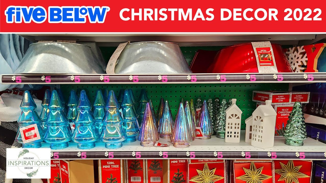 Five Below Christmas Decorations Christmas Decor Ornaments Shop With Me