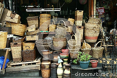 Flea Market Stores In Dapitan Arcade In Manila Philippines Selling