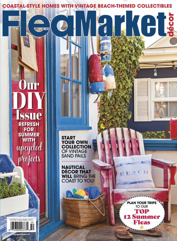 Flea Market Style Decorating Magazine Vintage Homes And Collecting