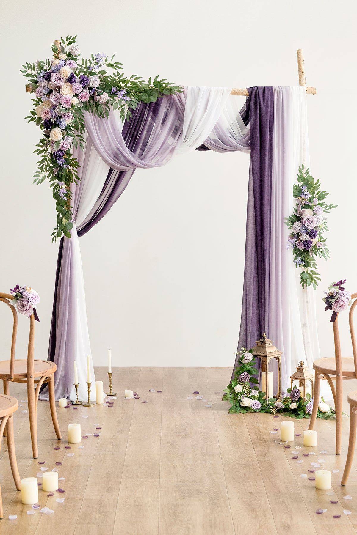 Flower Arrangements For Arch Decor In Lilac In 2022 Wedding Arch