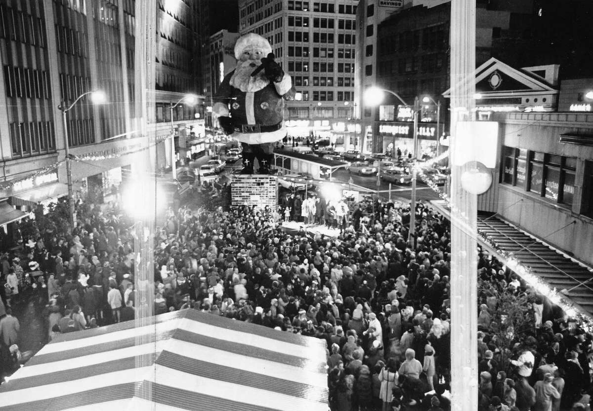 Frederick And Nelson And Bon Marche At Christmas Downtown Seattle