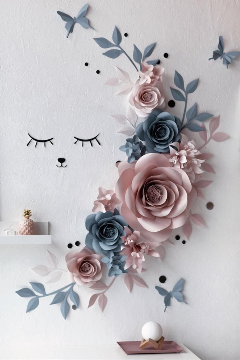 Giant Paper Flowers Diy Paper Flower Wall Decor Handmade Flowers