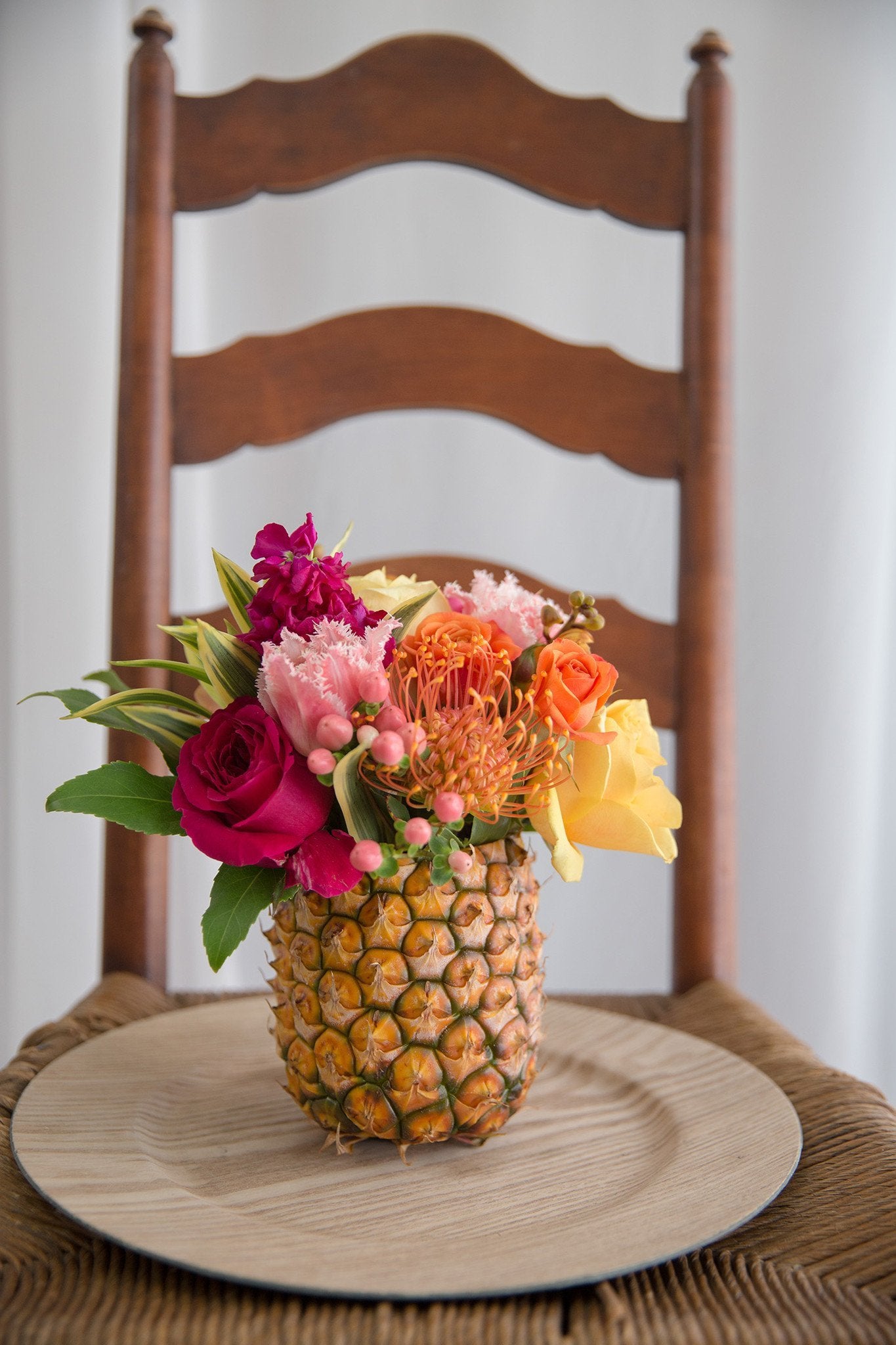 Go Fruity With This Holiday Centerpiece Pineapple Centerpiece Pineapple Party Decorations