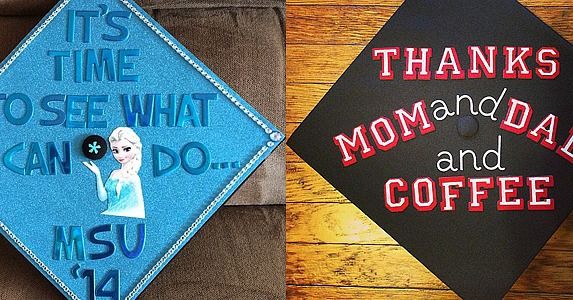 Graduate School In Style With These 50 Fun And Creative Graduation Cap