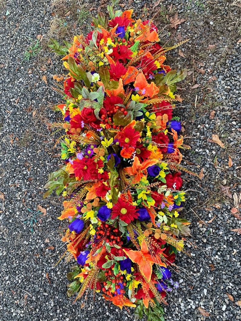 Grave Blanket Gravesite Decorations Cemetery Decorations Cemetary