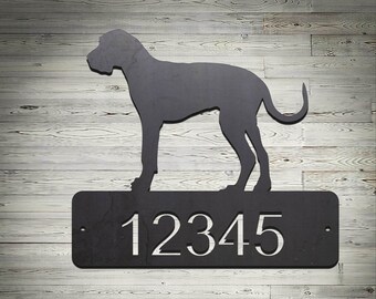 Great Dane Dog Sign Etsy