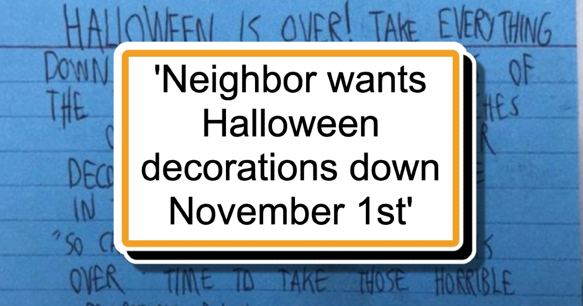 Halloween Is Over Take Everything Down Mysterious Halloween Hater