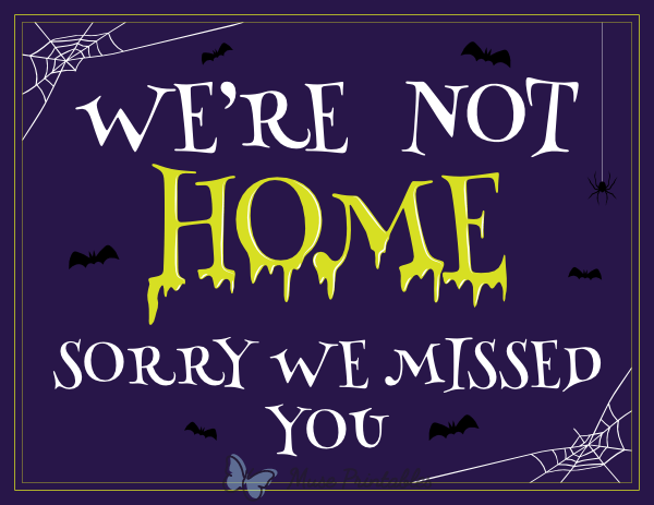 Halloween Sign By The Contemporary Home Notonthehighstreet Com