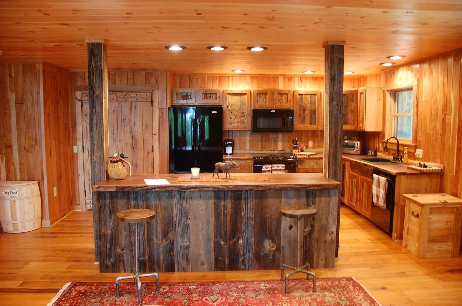 Hand Made Reclaimed Wood Rustic Kitchen Cabinets By Corey Morgan Wood Works Custommade Com