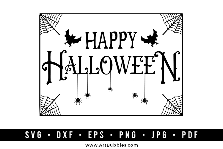 Happy Halloween Sign Halloween Signs Halloween Decor Halloween