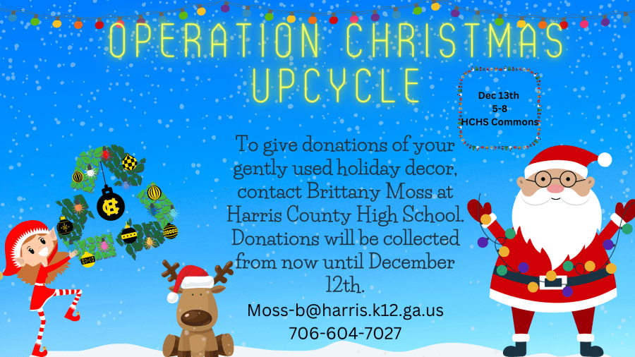 Harris County High School Collecting Gently Used Christmas Decorations