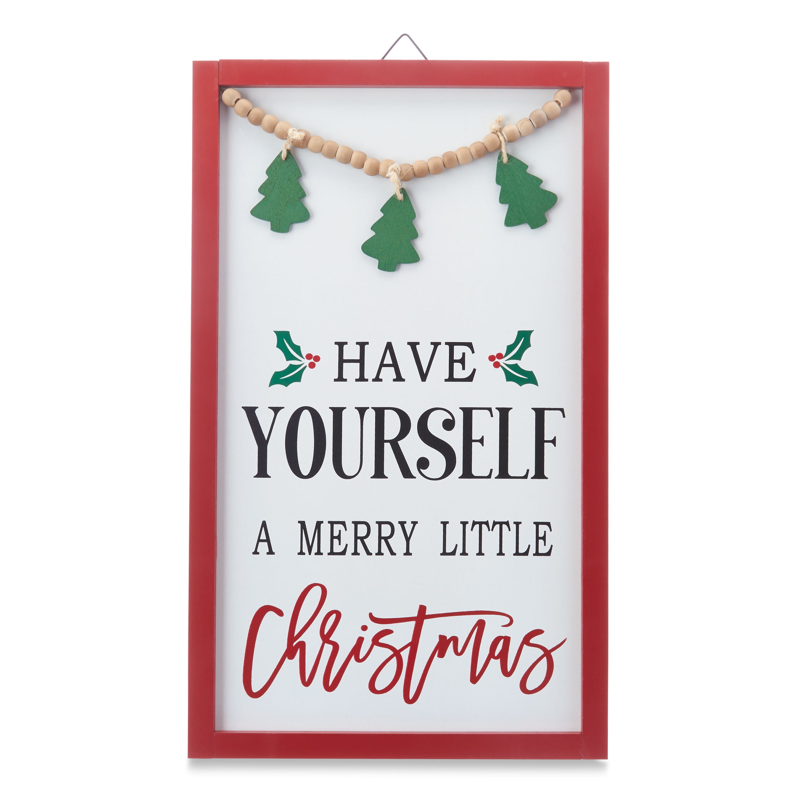 Holiday Time Christmas Hanging Wall Decor Walmart Com