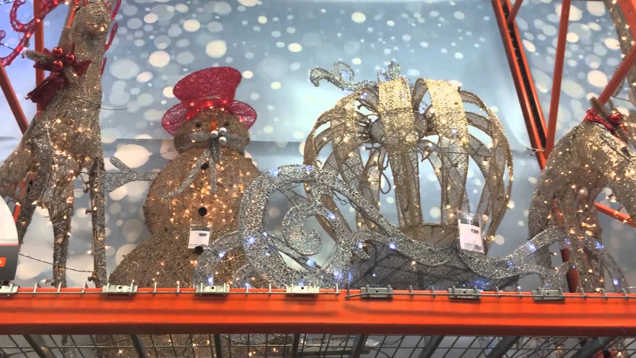 Home Depot Christmas Decor 2021 Shop With Me Youtube