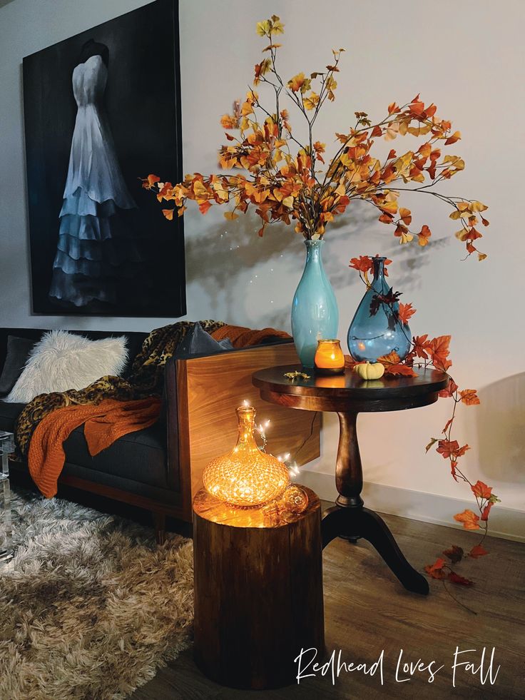 How To Decorate A Cozy Fall Corner Redhead Can Decorate