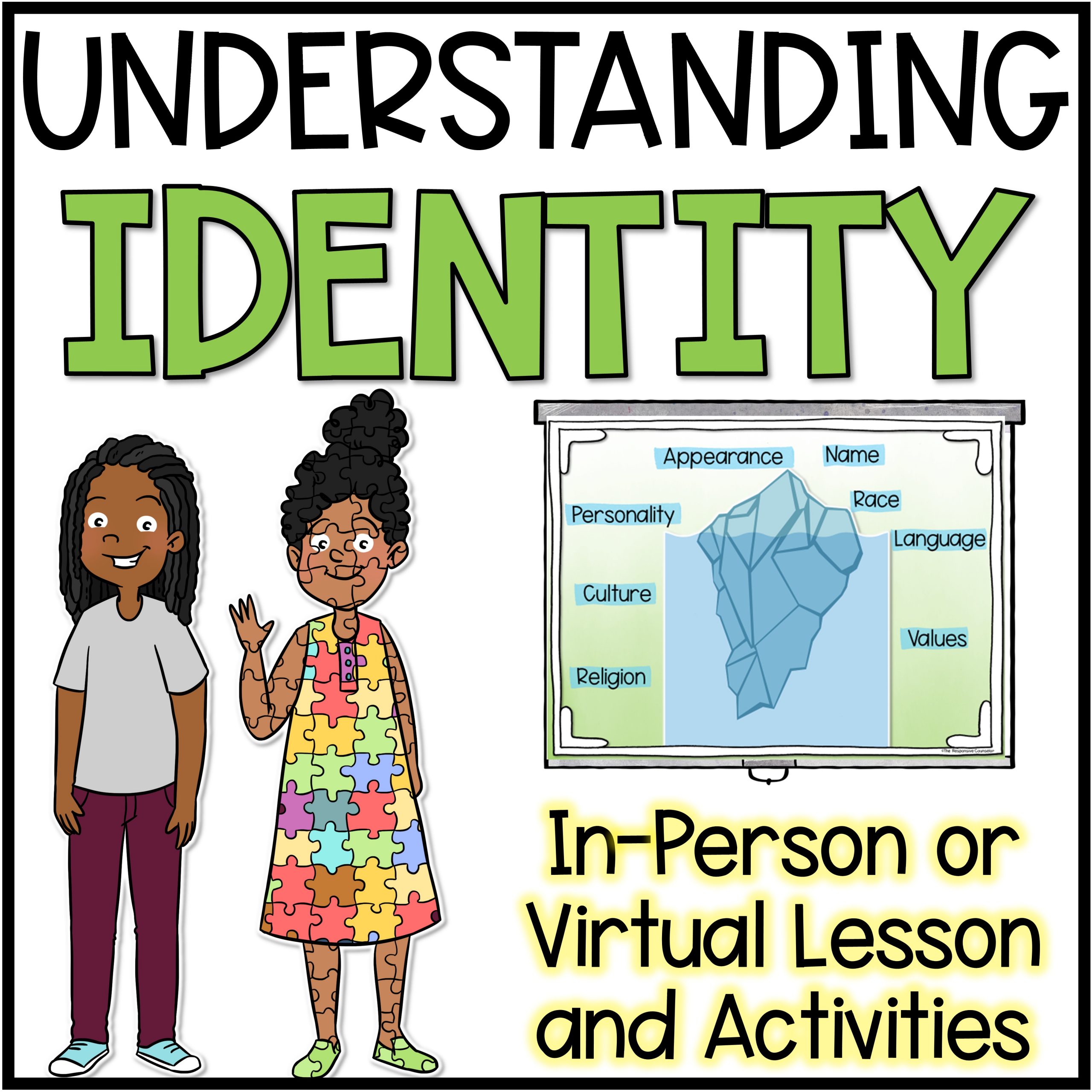 Identity Lesson And Activities For In Person Or Virtual Learning Shop