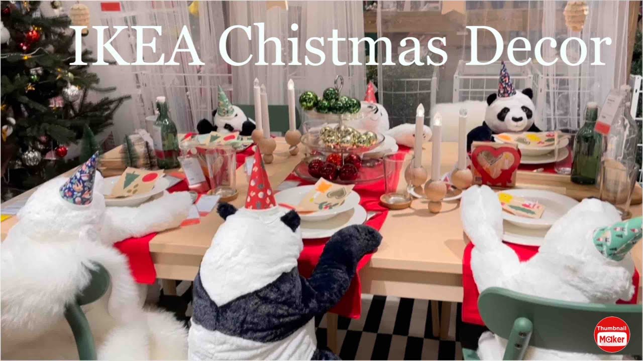 Ikea Christmas Decor Youtube