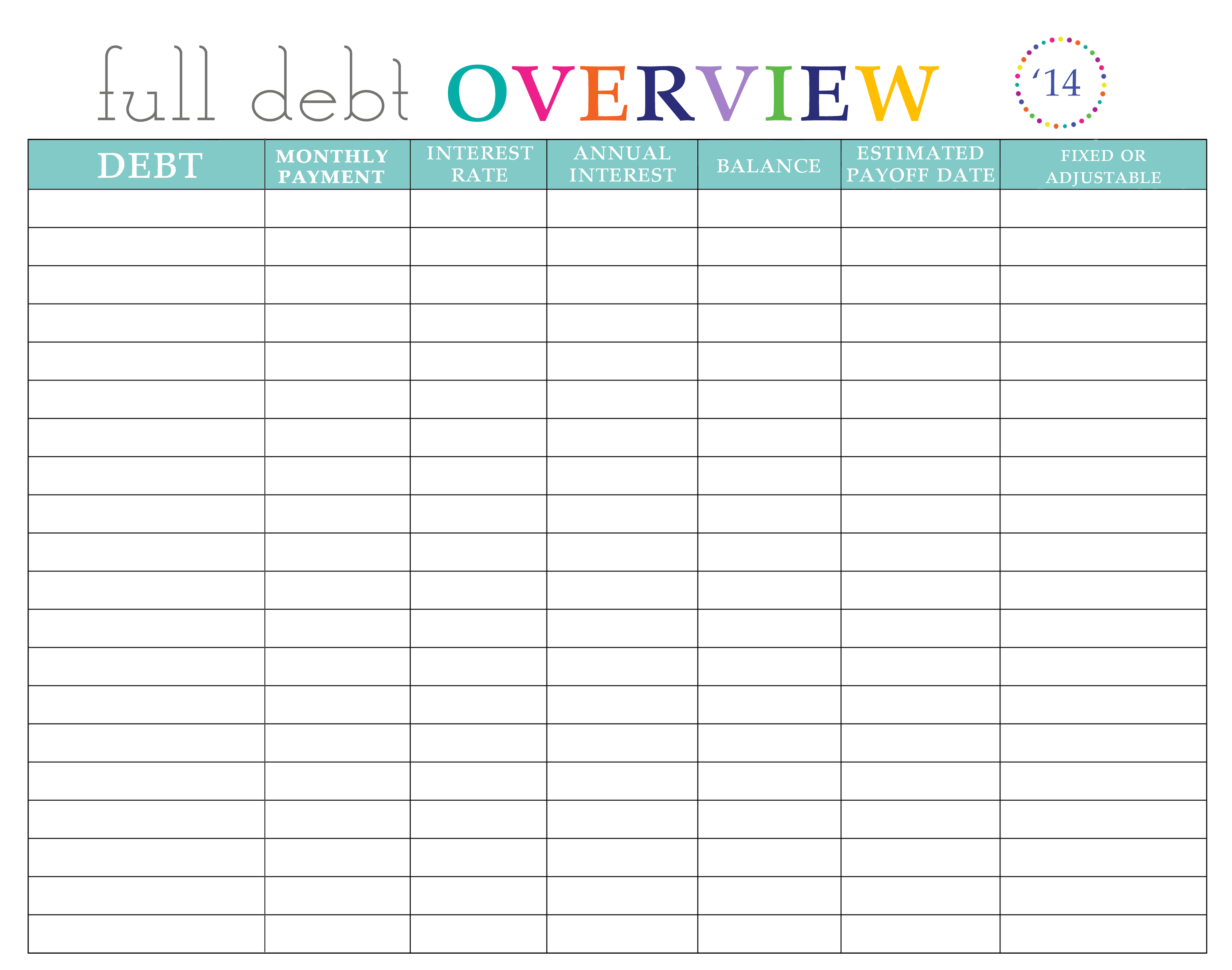 Innovative Debt Tracker Spreadsheet For Financial Freedom Tiktok