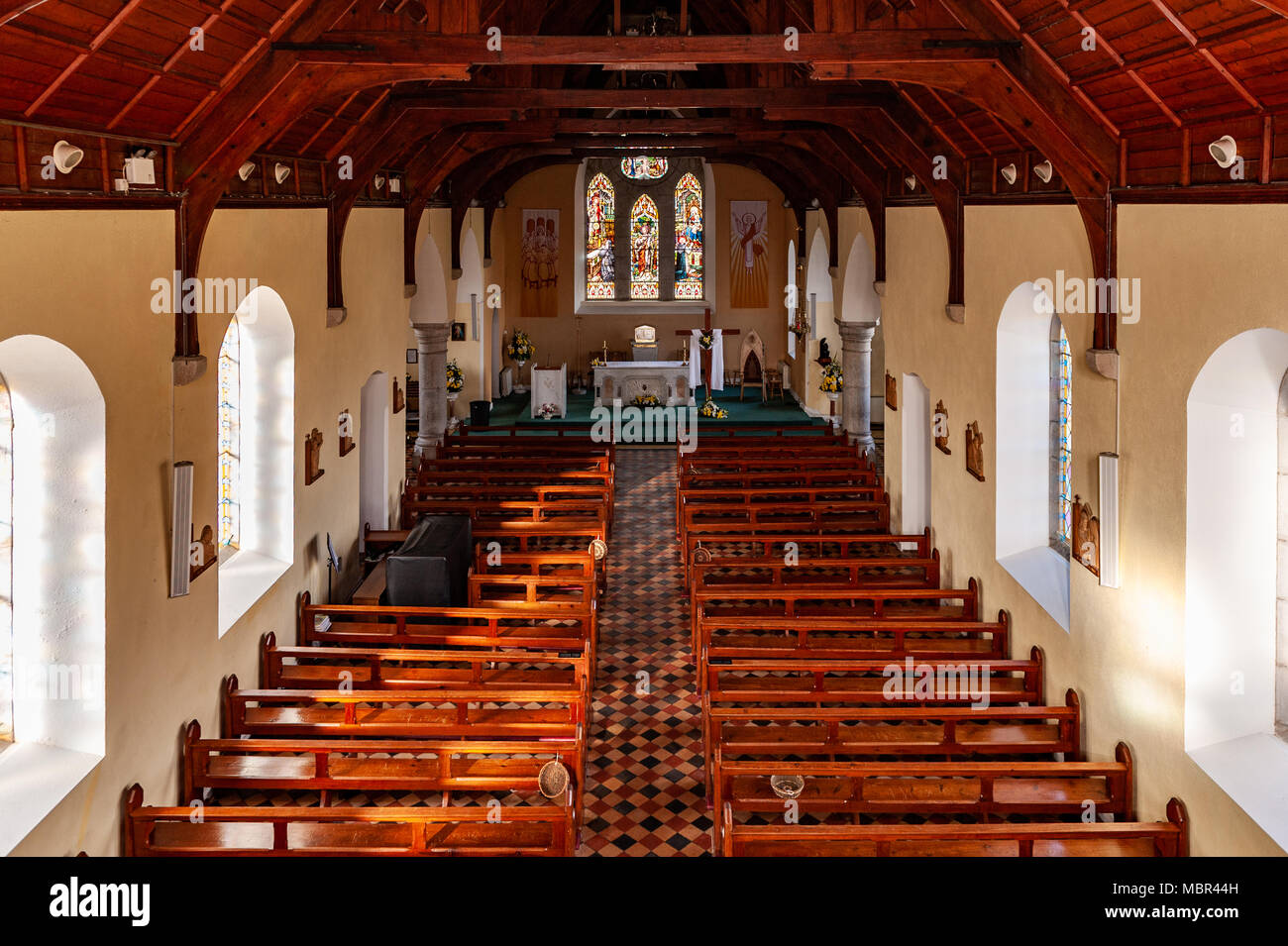 Interior Of Sacred Heart Catholic Church Glengarriff County Cork