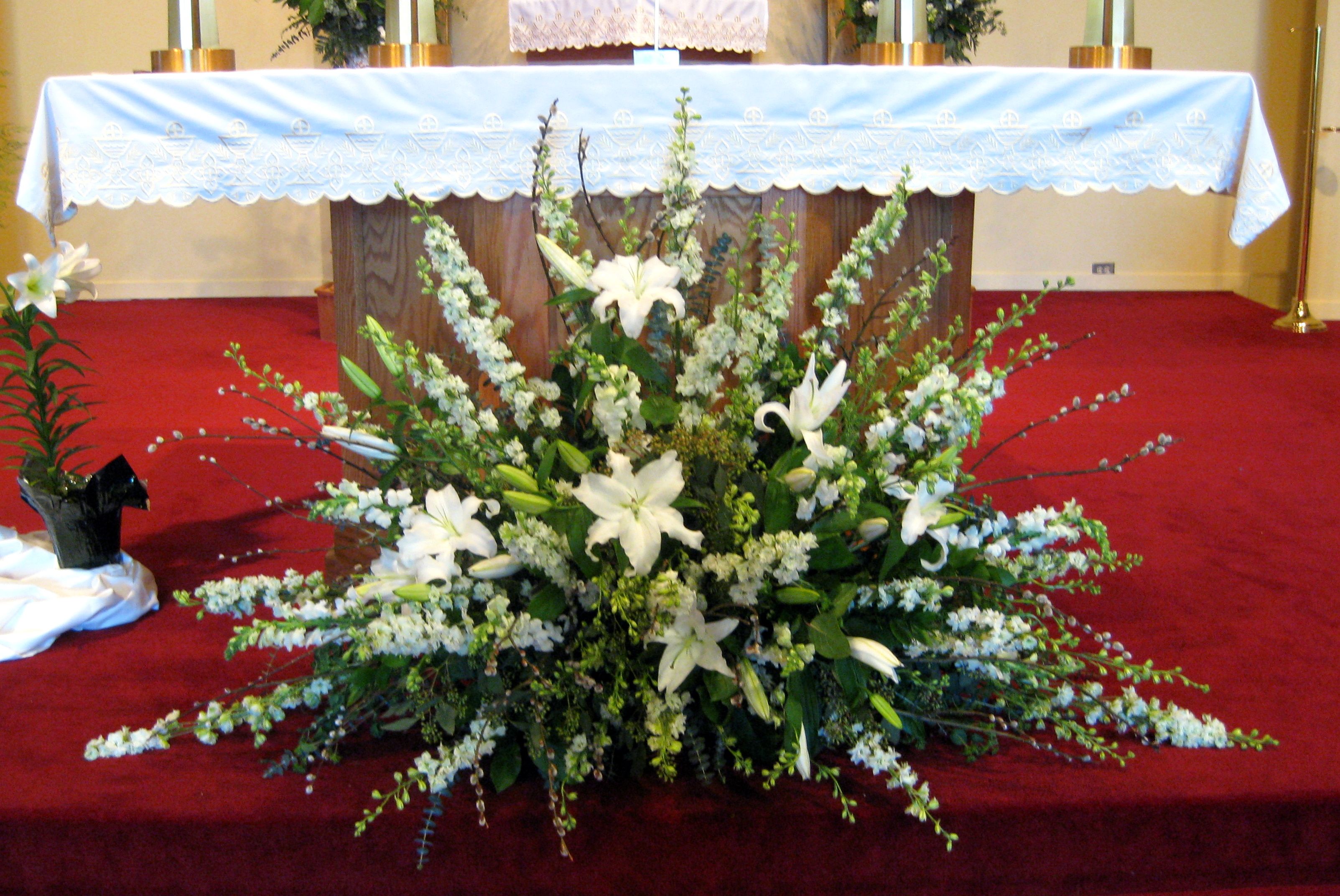 January 2014 Altar Church Flower Arrangements Church Flowers Floral